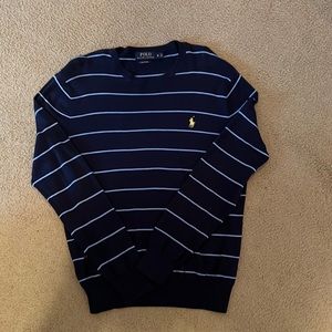 Polo by Ralph Lauren sweater- Navy/lt blue- Size M